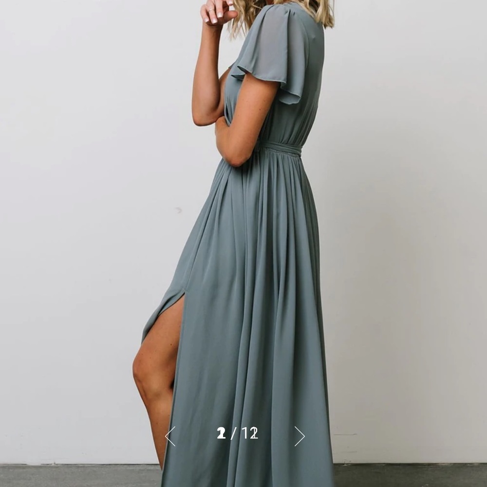 NWT dusty blue maxi dress from Baltic Born